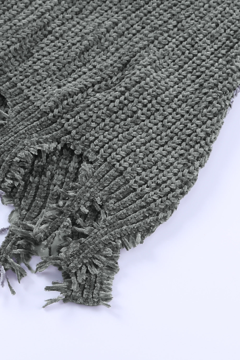 Alina Ripped Raw Hem Chunky Pullover Sweater-4